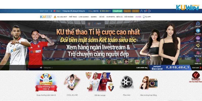 Kubet một trong những trang cá cược trực tuyến uy tín